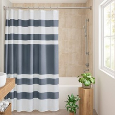 MAYEERTY 1pcs Shower Curtain Modern Blue WaterProof 108"x72"