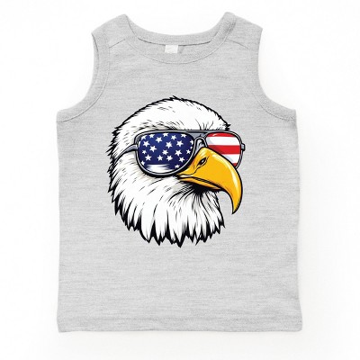 The Juniper Shop Patriotic Eagle Sunglasses Toddler Tank