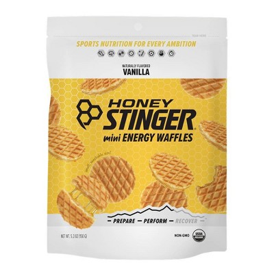 Honey Stinger Organic Vanilla Mini Energy Waffle - 18ct: Sports Performance Chewy Bars