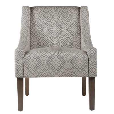 Modern Swoop Accent Armchair - HomePop