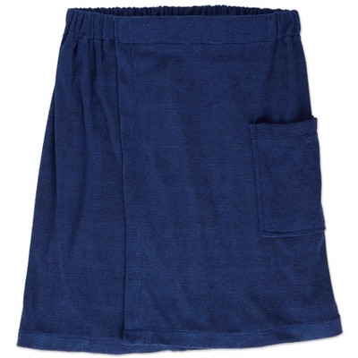 DII Nautical Blue Shower Wrap Mens