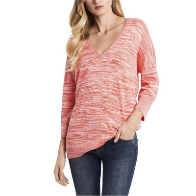 Vince Camuto Womens 2-Tone Pullover Sweater
