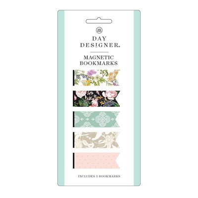 Day Designer 5pk Magnetic Bookmarks Assorted, Teacher Supplies