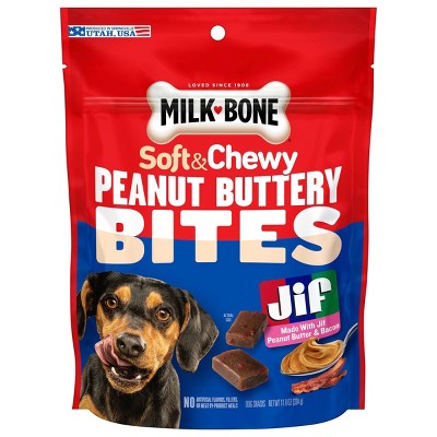 Milk-Bone Bacon and Peanut Butter Flavor Chewy Dog Treats - 11.8oz