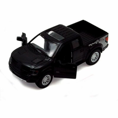 KiNSMART 2013 Ford F-150 SVT Raptor Supercrew 1:46 Scale 5" Die Cast Metal Model Toy Truck (Black)