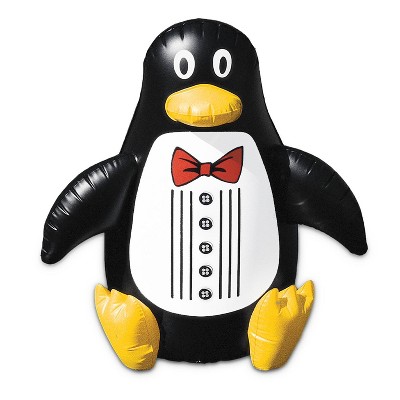 Poolmaster Floating Swimming Pool 33" Backyard Décor - Penguin