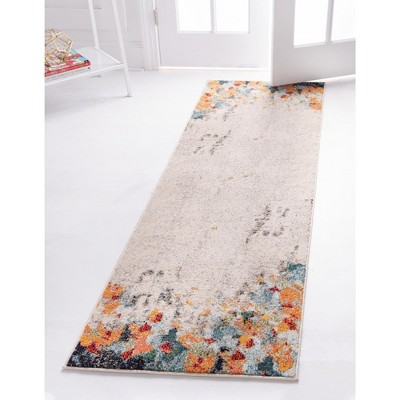 Unique Loom    Chromatic Coral Area Rug