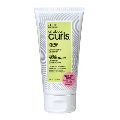 Zotos All About Curls Controllable Definition Taming Cream | For extra-thirsty curl types that crave a styler - (5.1 oz)
