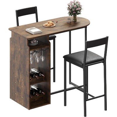 Jojoka Bar Table and Chairs Set for 2