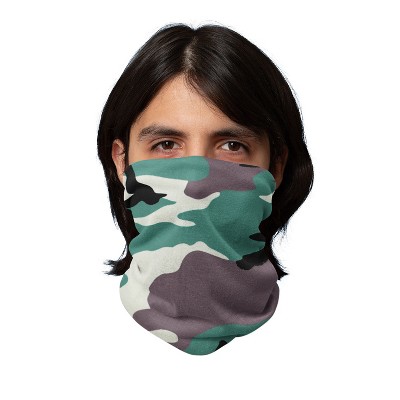 Face Cover Mask Neck Gaiter Elastic and Microfiber Tube Neck Warmer- Pack of 4