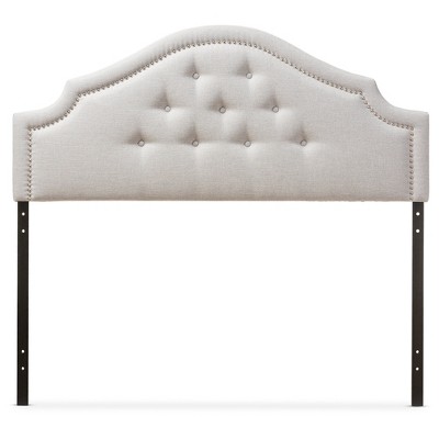 Cora Modern And Contemporary Fabric Upholstered Headboard - Baxton Studio