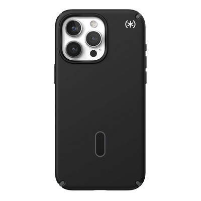 Speck iPhone 15 Pro Max Presidio2 Pro ClickLock Case with MagSafe - Black: Impact-Resistant, MagSafe-Compatible, Recycled Plastic