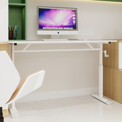 Grungis Adjustable Office Desk for Kids and Adults,Computer Desk with Adjustable Height for Home Office,Company