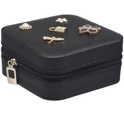 Willow & Ruby Kid's Jewelry Box With Ornament - Travel Jewelry Organizer for Girls (Youth)
