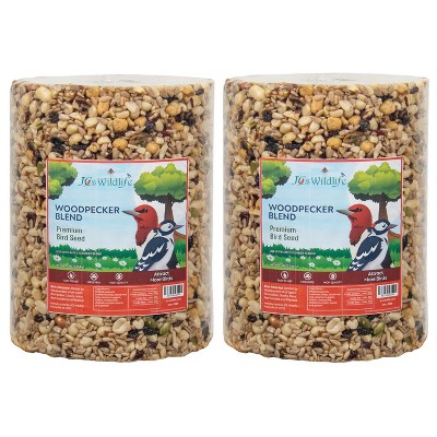 JCS Wildlife Woodpecker Blend Bird Seed Large Cylinder, 5 lb