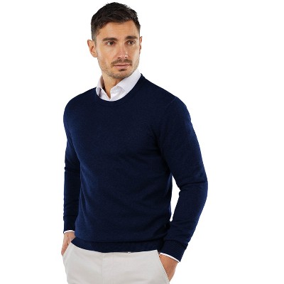COOFANDY Men's Crew Neck Sweater Slim Fit Lightweight Sweatshirts Knitted Pullover for Casual Or Dressy Wear