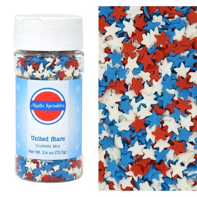 Mystic Sprinkles United Stars Confetti Mix 2.6oz Bottle