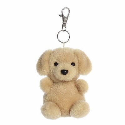 Aurora Mini Sunny Lab Palm Pals Adorable Clip-On Brown 4"