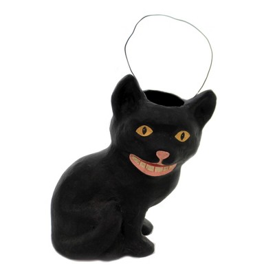 Cody Foster 10.75 In Mischievous Cat Candy Bucket Halloween Decorative Bucket , Lightweight Halloween Decor Retro Spooky (1PC)