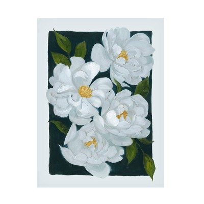 Trademark Fine Art - Grace Popp  Peony Window Pane II Canvas Art