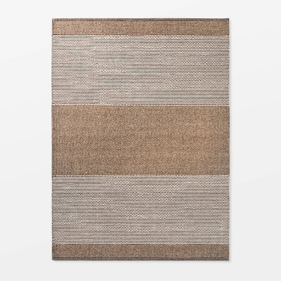 Hillside Hand Woven Wool/Cotton Area Rug Brown - Threshold™ designed with Studio McGee