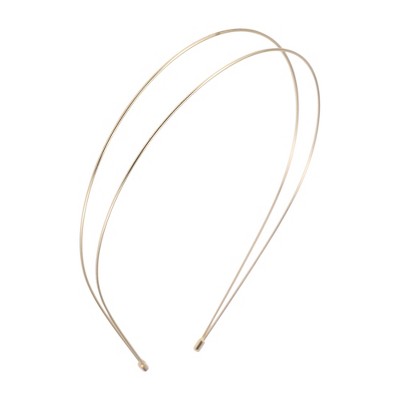 Unique Bargains Women's Simple Double Row Headbands 1 Pc