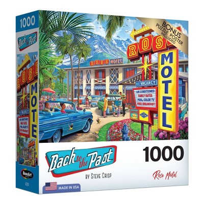 RoseArt Back to the Past Rose Motel Jigsaw Puzzle - 1000pc