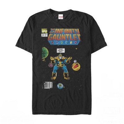 Men's Marvel Thanos Infinity Gauntlet Comic Book T-Shirt
