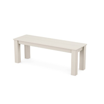 POLYWOOD Studio Parsons Outdoor Patio Dining Bench