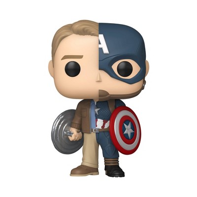 Funko POP! Marvel: Split Captain America/Steve Rogers Figure