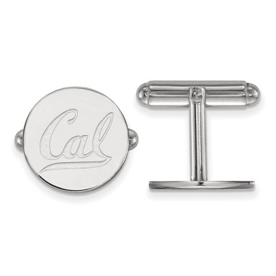 Black Bow Jewelry Sterling Silver California Berkeley Golden Bears NCAA Cuff Links