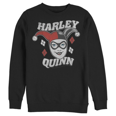 Men's Batman Harley Quinn Smile Face Sweatshirt