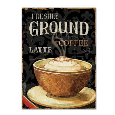 24" x 32" Today's Coffee II by Lisa Audit - Trademark Fine Art: Kitchen Decor, Unframed Canvas
