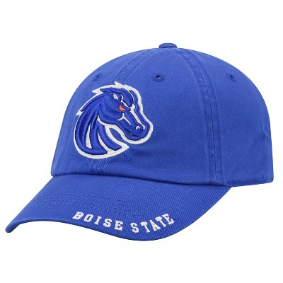 NCAA Boise State Broncos Captain Unstructured Washed Cotton Hat: Adjustable Solid Baseball Cap