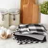 Design Imports Black/White Asst Potholder Set/4 - 2 of 4