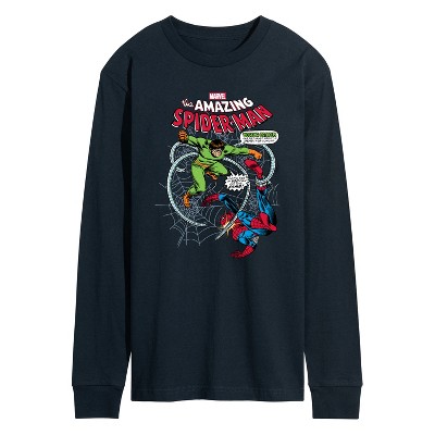 Men's - Marvel - Spider-man Fighting Doc Ock Long Sleeve Graphic T-Shirt