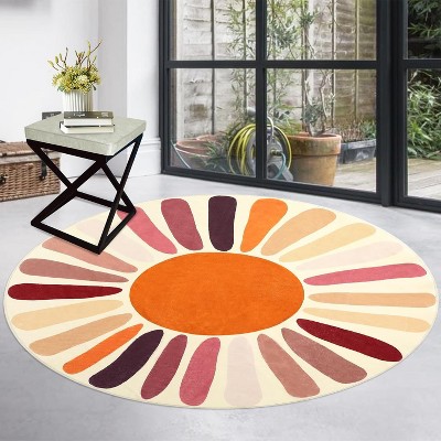 Washable Rugs Area Rugs for Living Room Bohemian Rugs for Bedroom Large Carpets Ultra Soft Faux Wool Dining Room Rug Non Slip&Non-Shedding