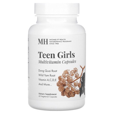 Michael's Naturopathic Teen Girls Multivitamin, 60  Vegetarian Capsules