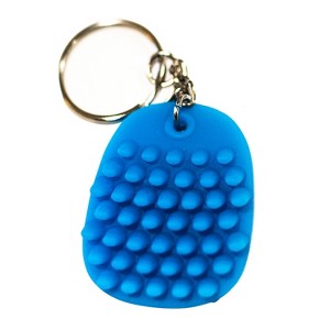 Hedgehog Fidget Keychain, Blue - 1 of 4