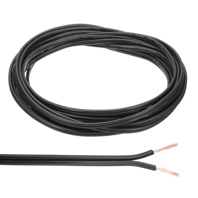 Unique Bargains Tinned Copper Insulated Heat Resistant PVC Covered 300V SPT-1 Round Wire 18AWG