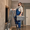 VEVOR Multi-Purpose Folding Ladder, 7-in-1 Tall Extension Step Ladder, A Frame 4 Step with Scaffolding Plank Telescoping Ladder, Black - 2 of 4