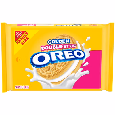 Oreo Golden Double Stuf Cookies