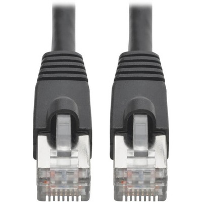 Tripp Lite Cat6a Snagless Shielded STP Patch Cable 10G, Black M/M 3ft (N262003BK)