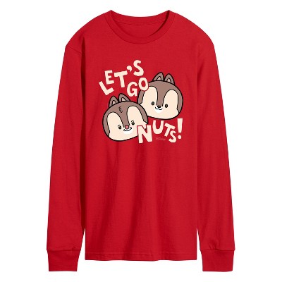 Men's - Disney - Lets Go Nuts Long Sleeve Graphic T-Shirt