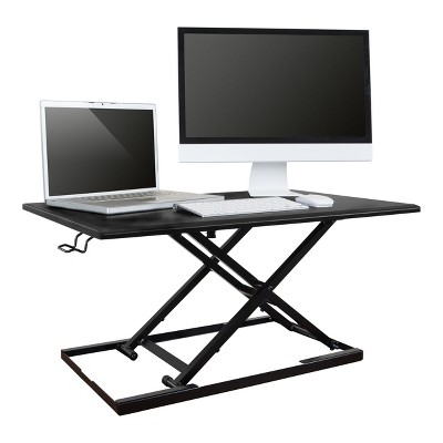 Stand Up Desk Store AirRise Adjustable Height Standing Desk Converter Monitor Stand