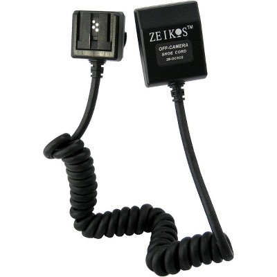 Zeikos ZE-OCSCS Off Camera Flash Cord for Sony Cameras (Black)