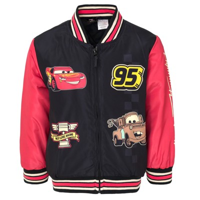 Disney Toy Story Cars Zip Up Varsity Bomber Jacket Toddler