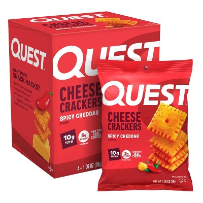 Quest Nutrition Cheese Crackers - Spicy Cheddar