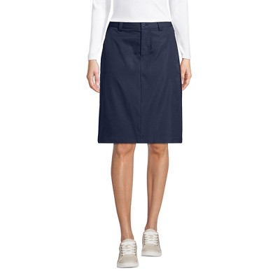 Lands' End Lands' End School Uniform Women's Active Chino Skort Top of the Knee