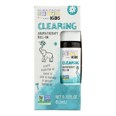 Aura Cacia Kids Clearing Aromatherapy Roll-On Essential Oil - 0.31 fz